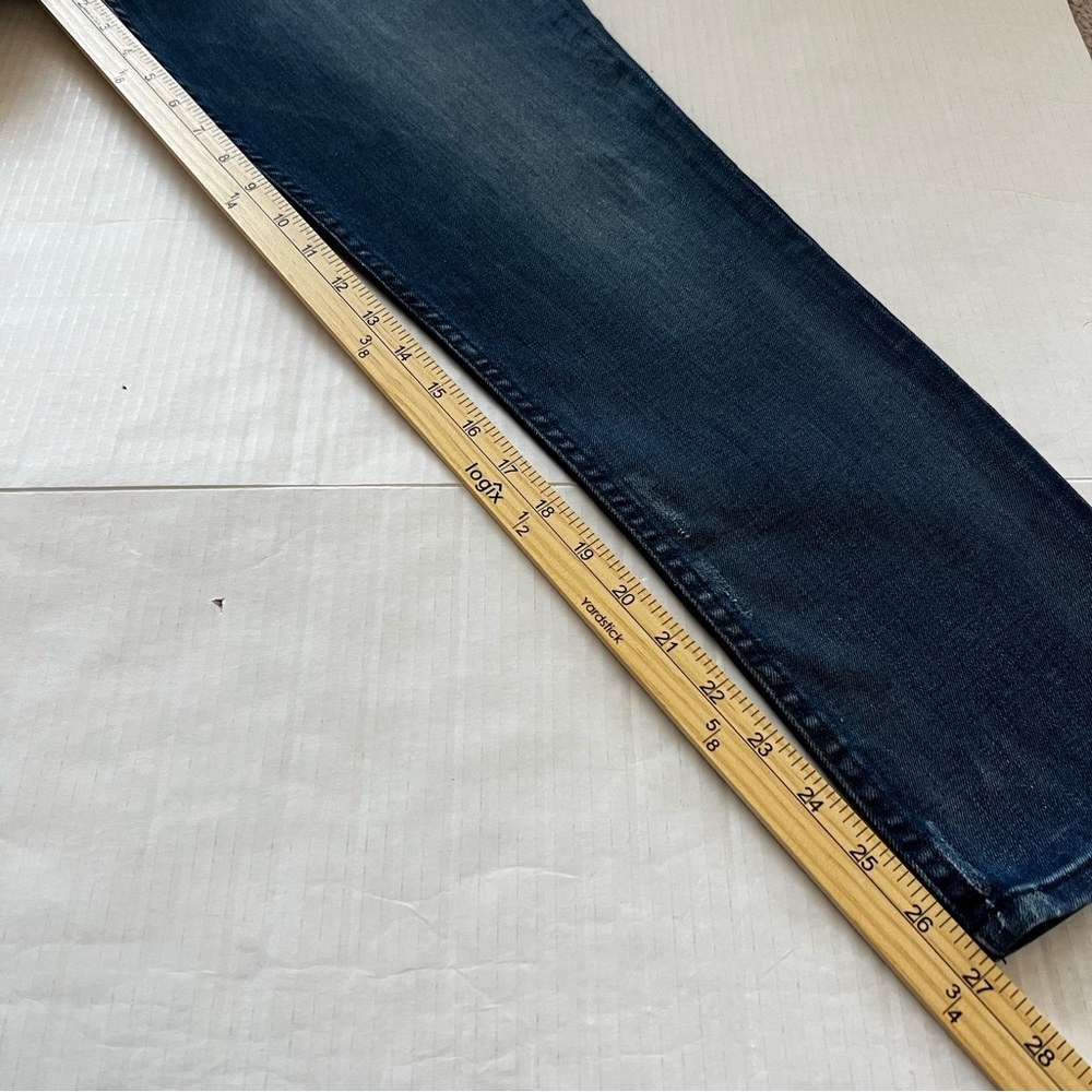 MOTHER The Dropout Boyfriend Jeans Tequila Truth Distressed Blue 25 - Picture 16 of 16